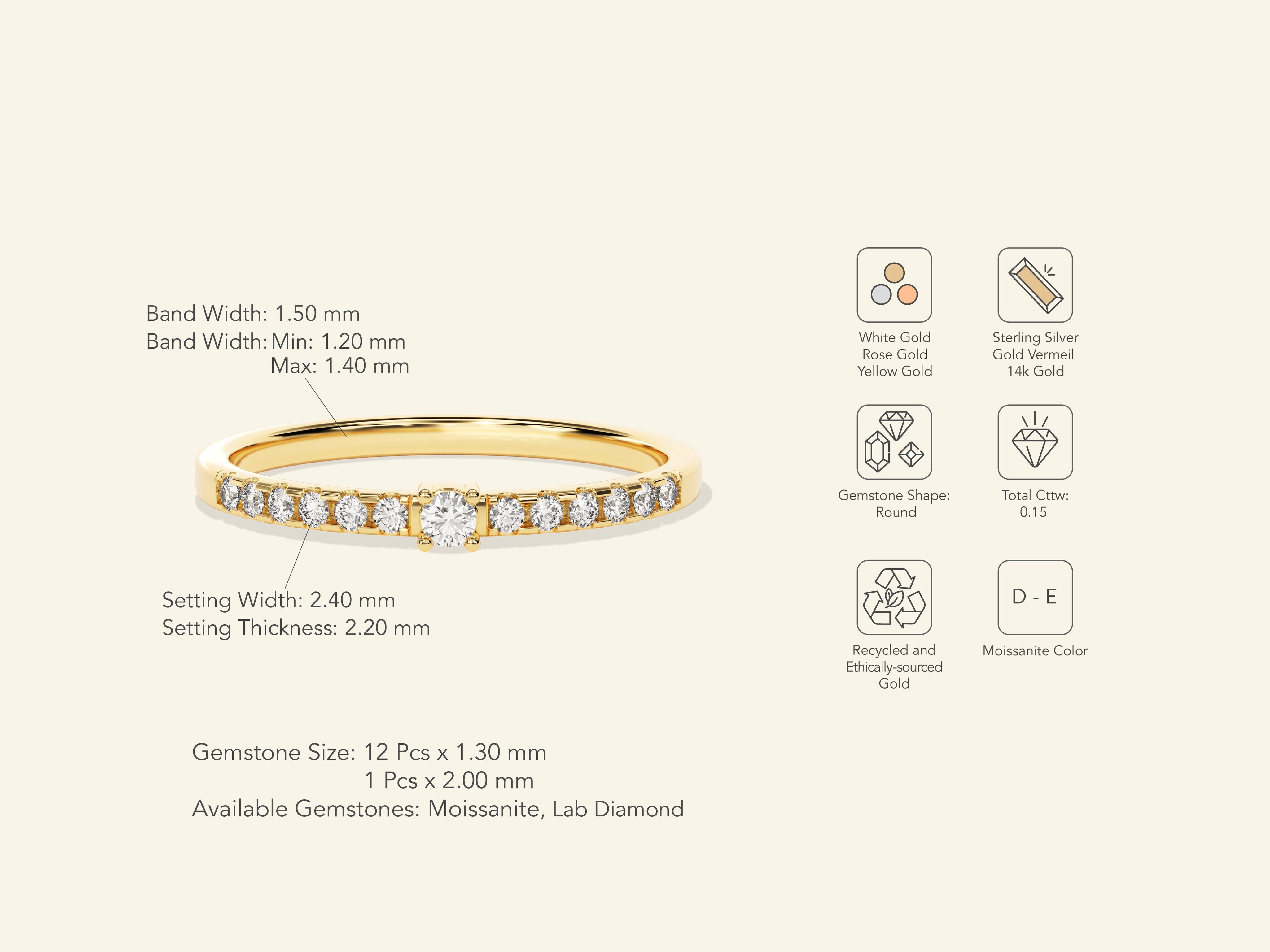 Pave Promise Ring