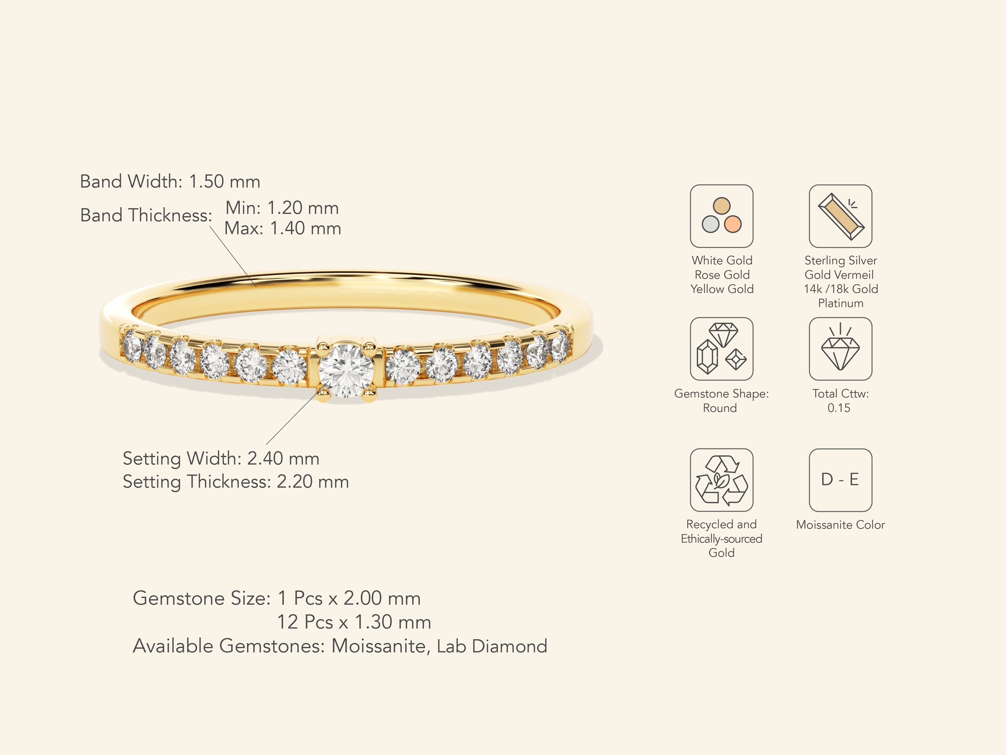 Pave Promise Ring