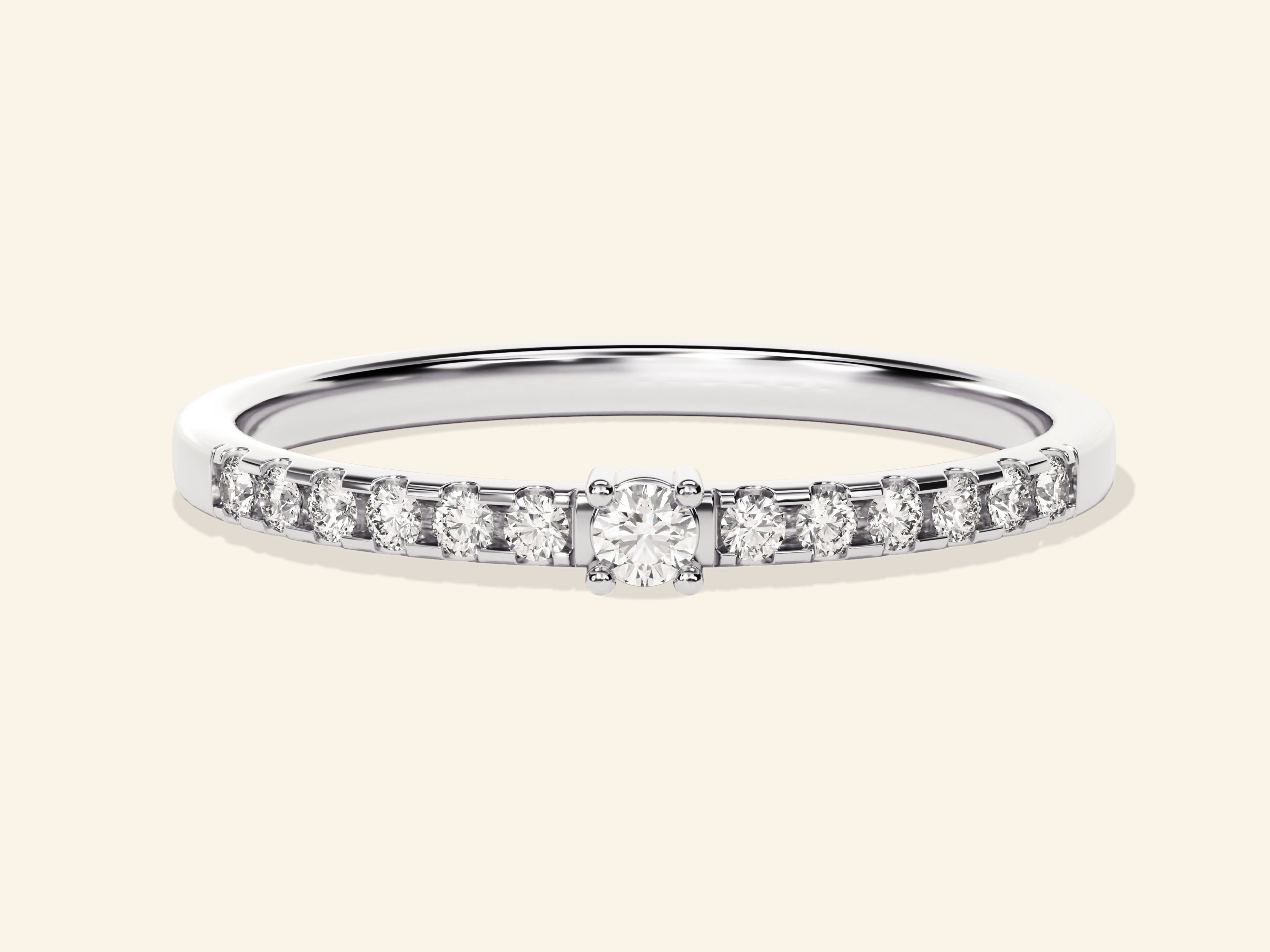 Pave Promise Ring