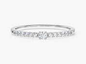 Delicate Prong Promise Ring