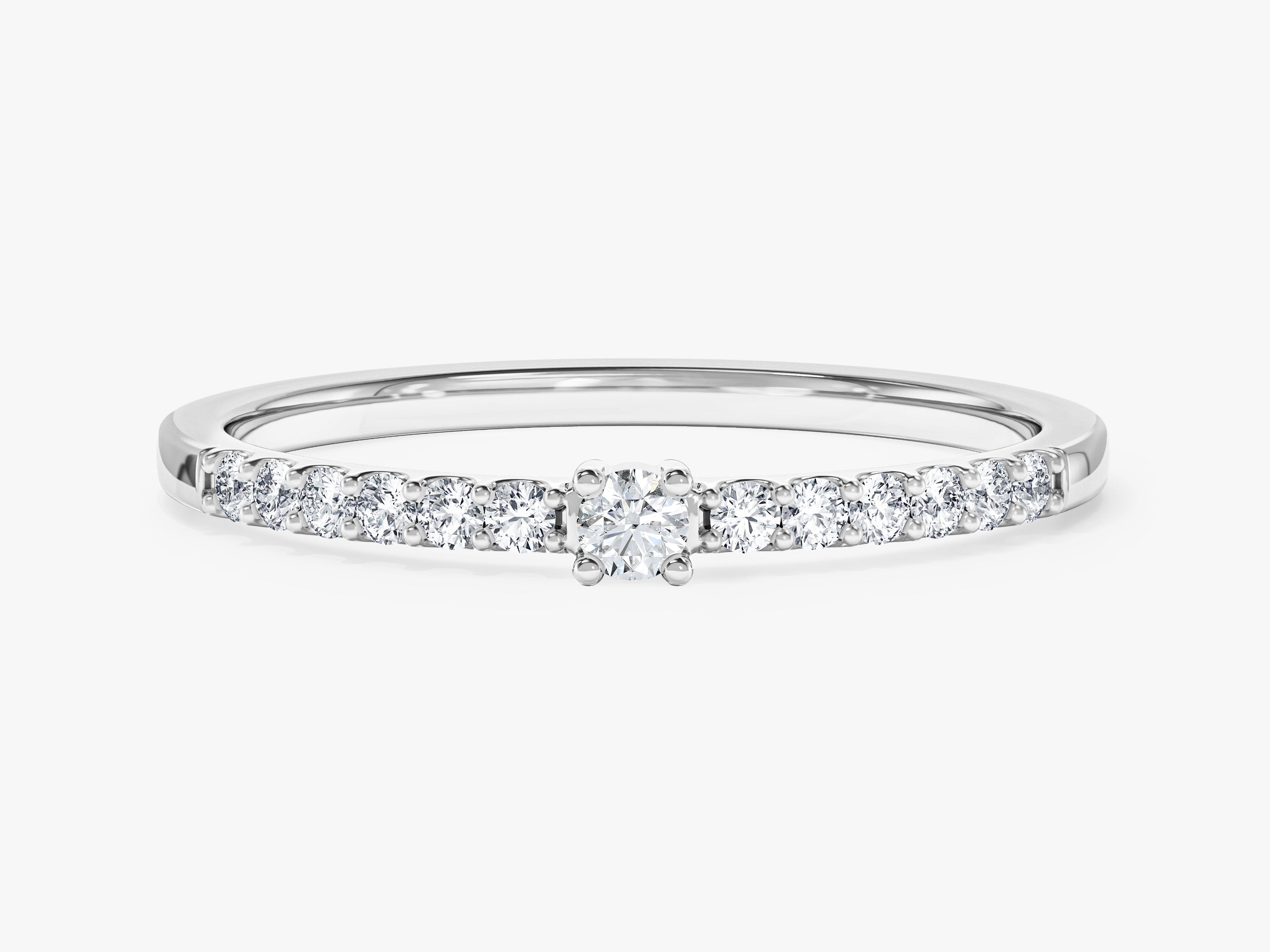 Delicate Prong Promise Ring