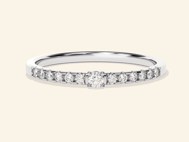 Pave Promise Ring