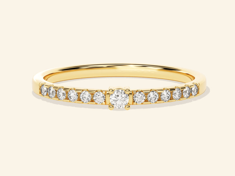Pave Promise Ring
