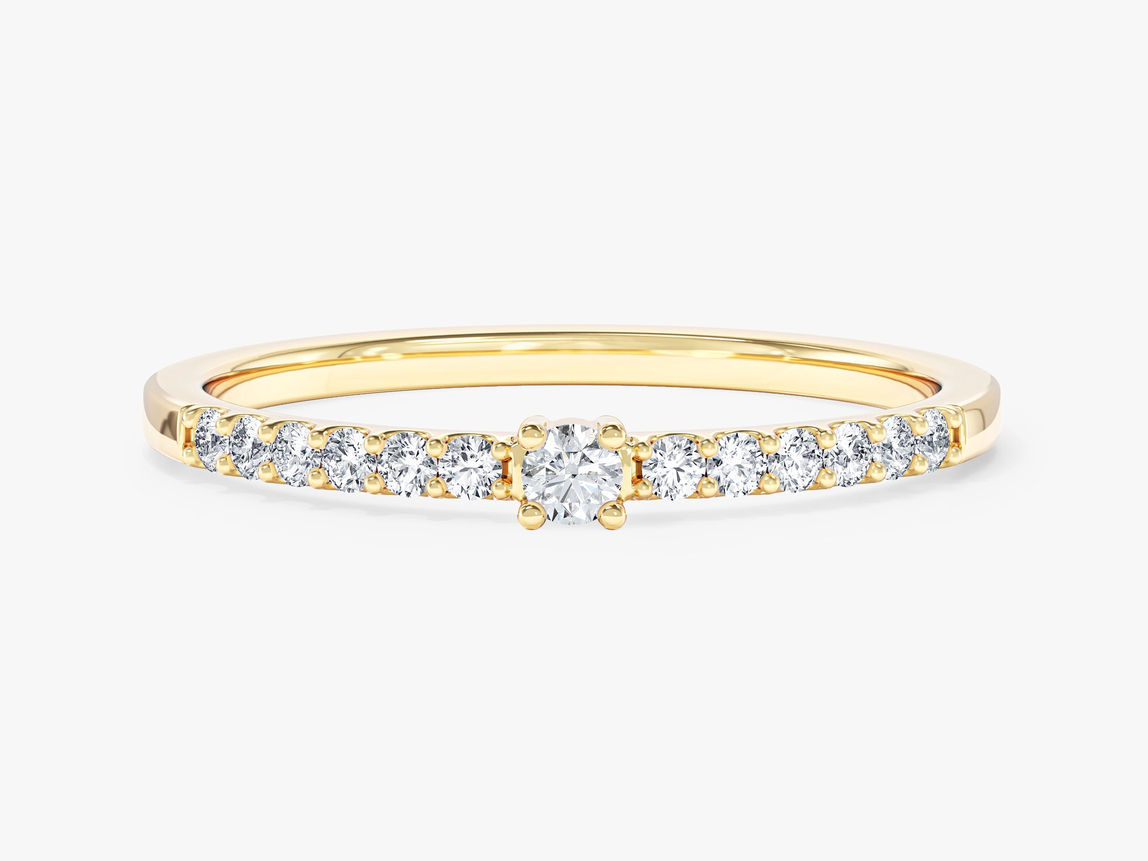 Delicate Prong Promise Ring
