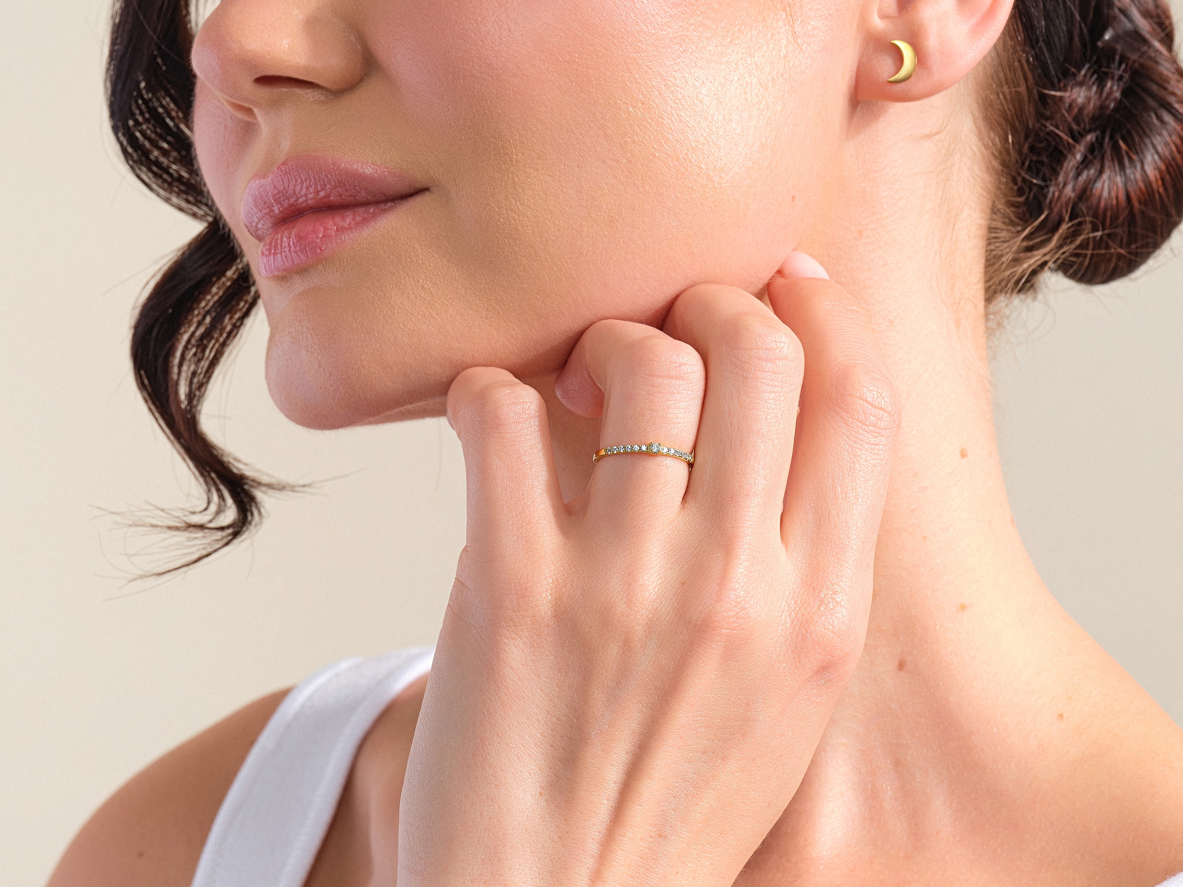 Pave Promise Ring