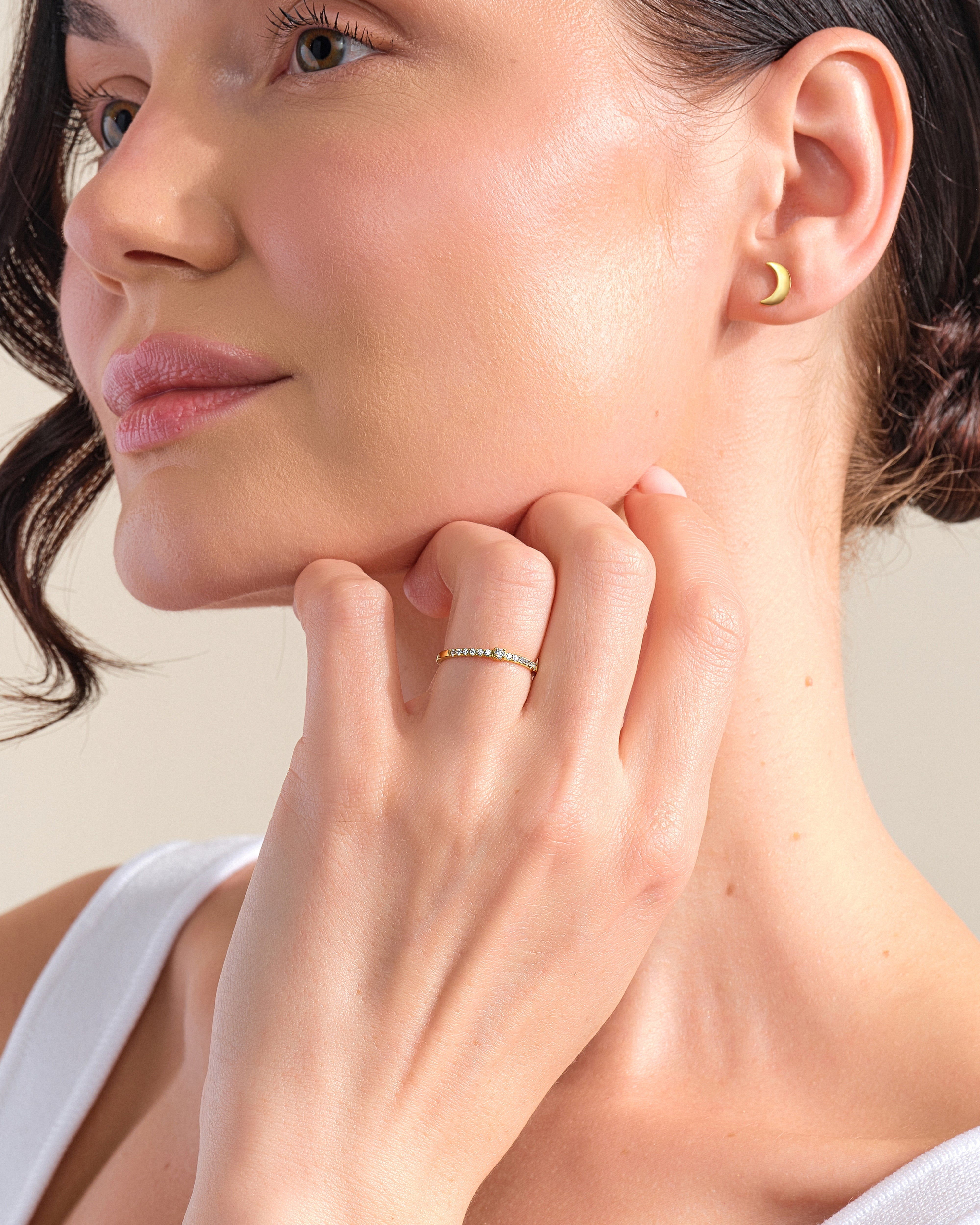 Delicate Prong Promise Ring