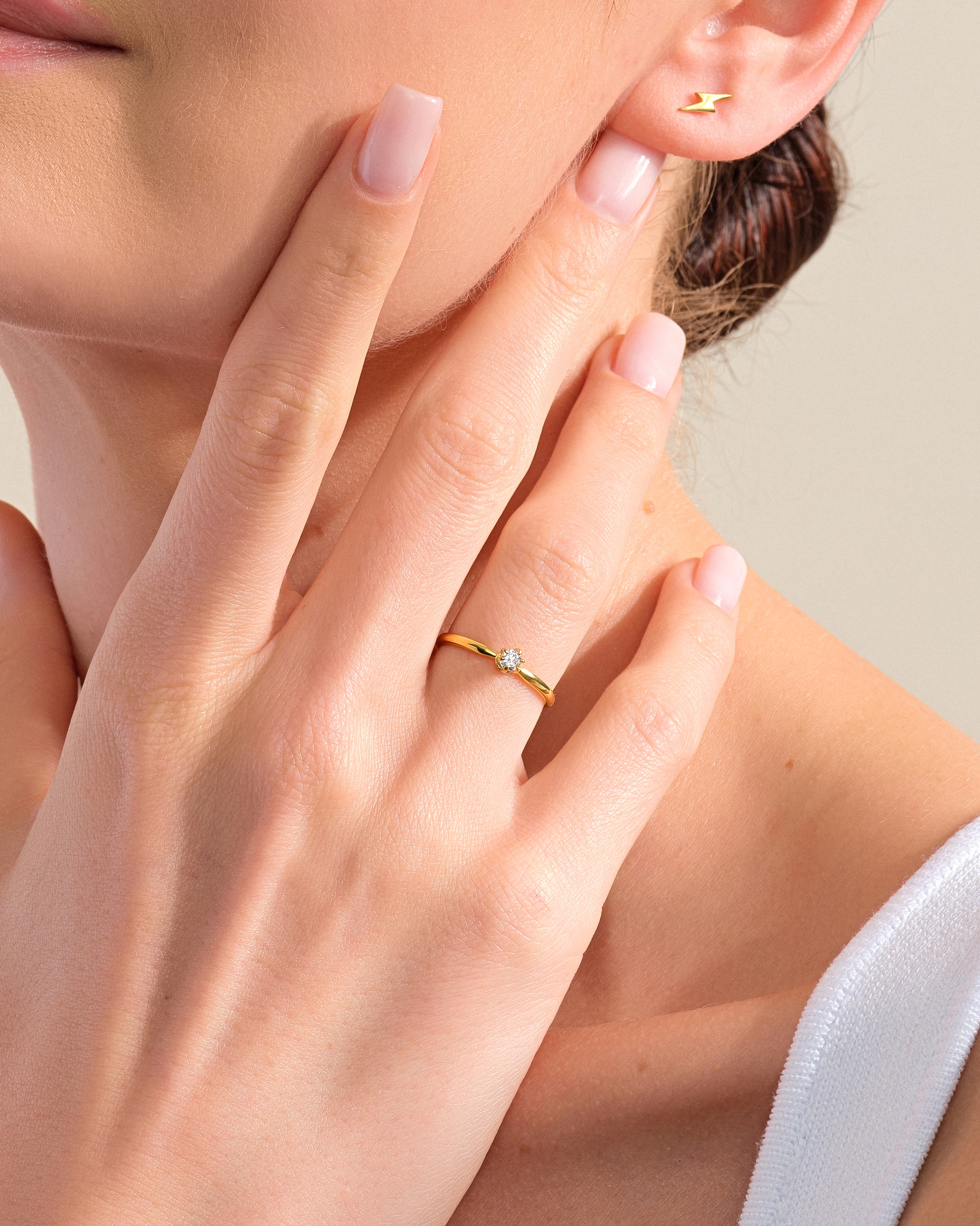 Classic Solitaire Promise Ring