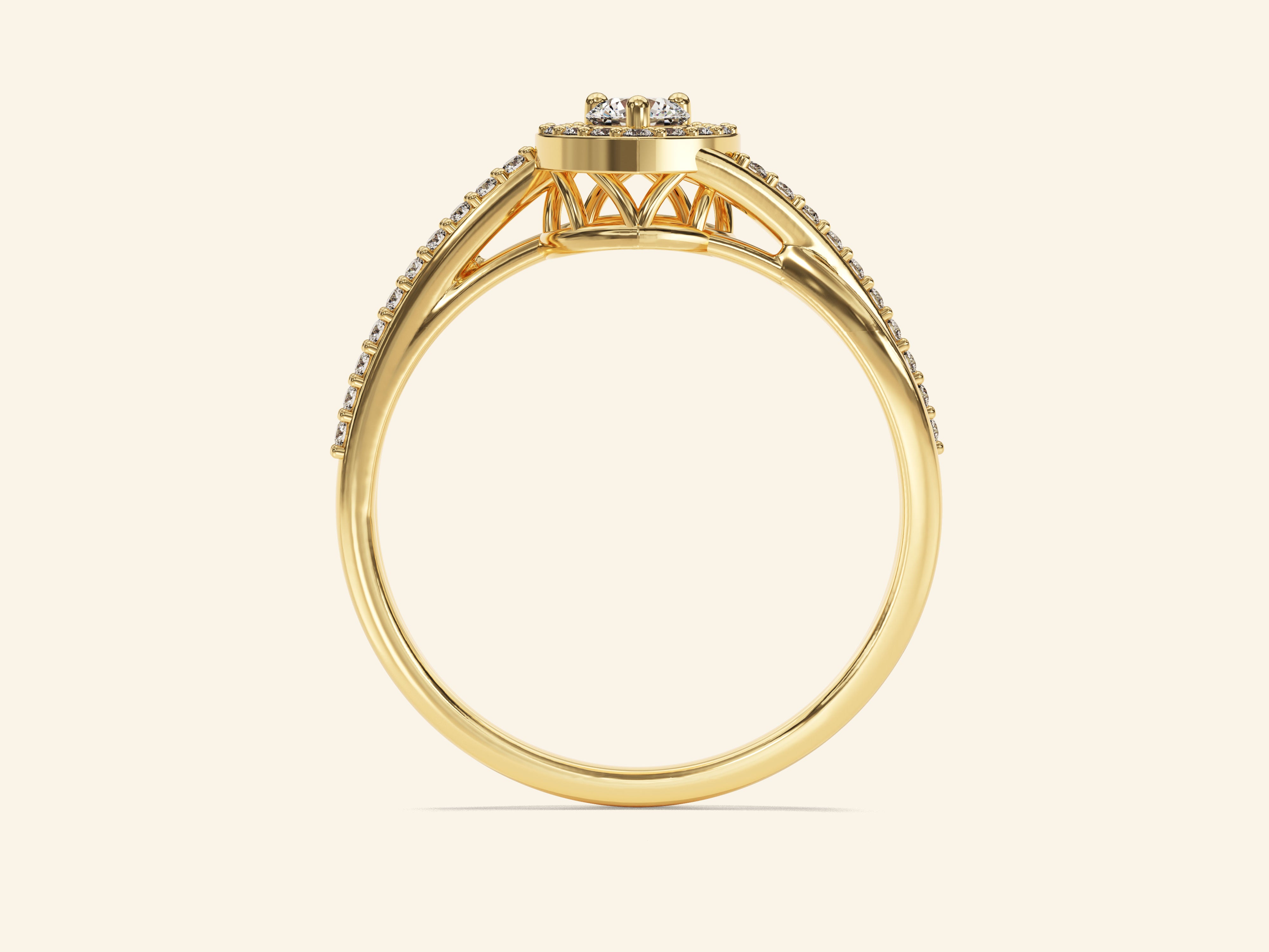 Twisted Heart Promise Ring