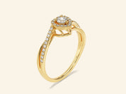 Twisted Heart Promise Ring