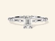 Emerald Cut Promise Ring