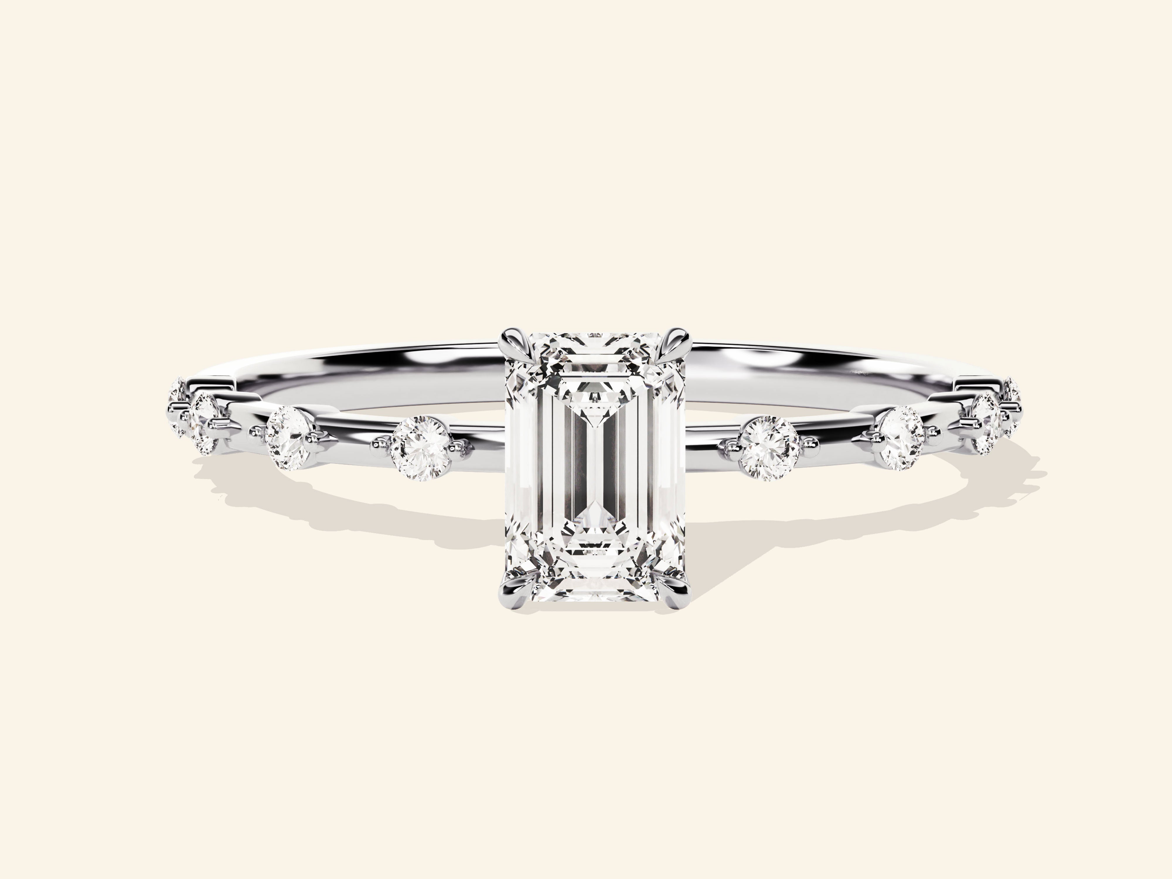 Emerald Cut Promise Ring