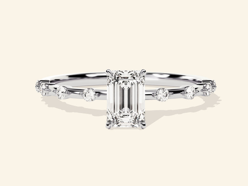 Emerald Cut Promise Ring