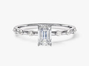 Emerald Glow Promise Ring