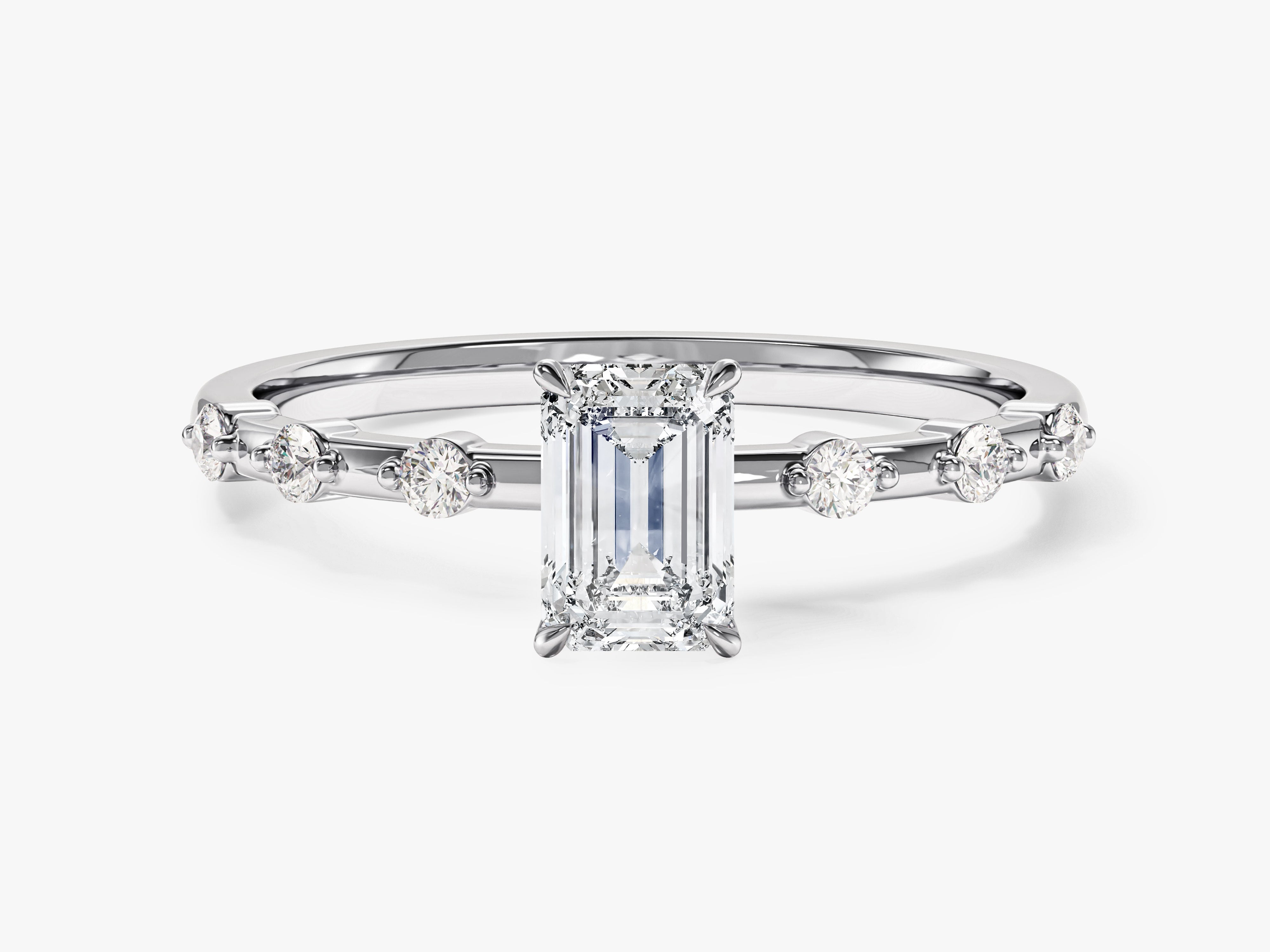 Emerald Glow Promise Ring