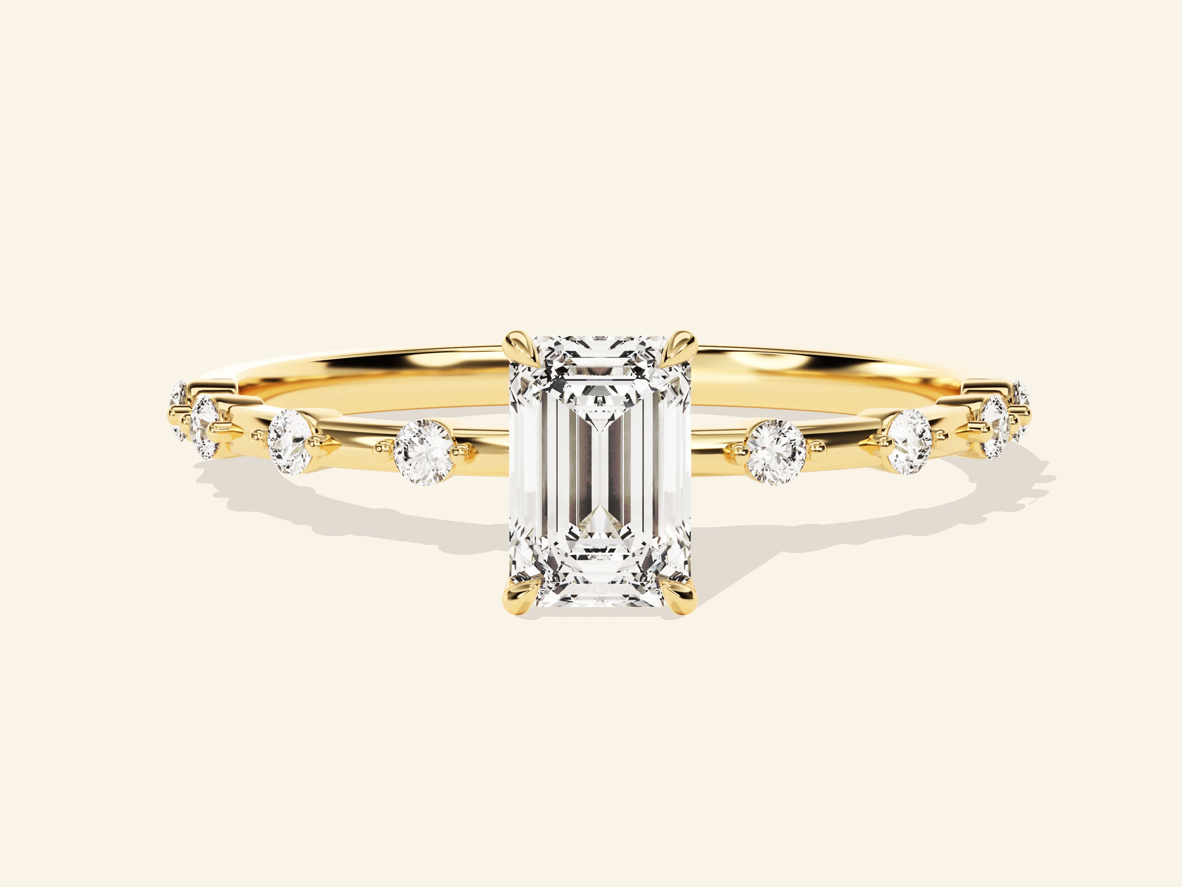 Emerald Cut Promise Ring