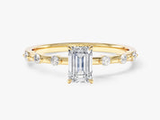 Emerald Glow Promise Ring