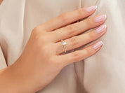 Emerald Cut Promise Ring