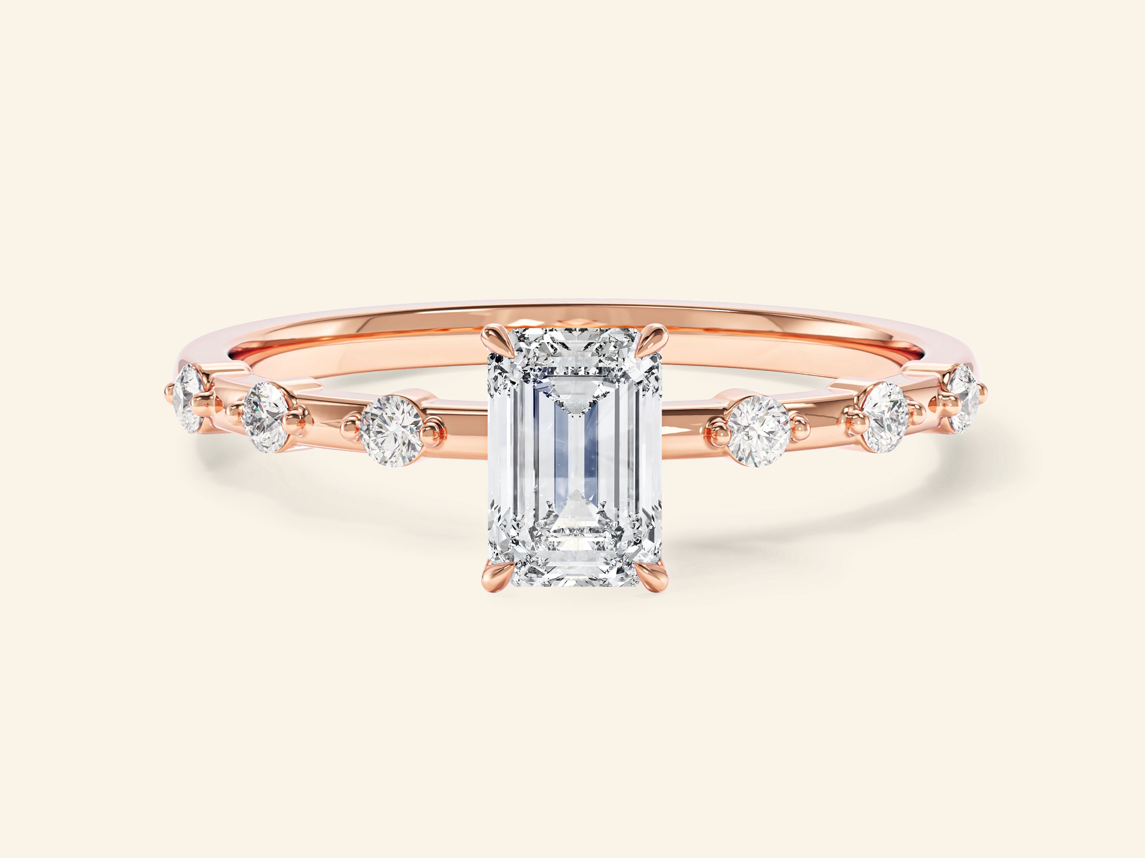 Emerald Cut Promise Ring