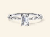 Emerald Cut Promise Ring