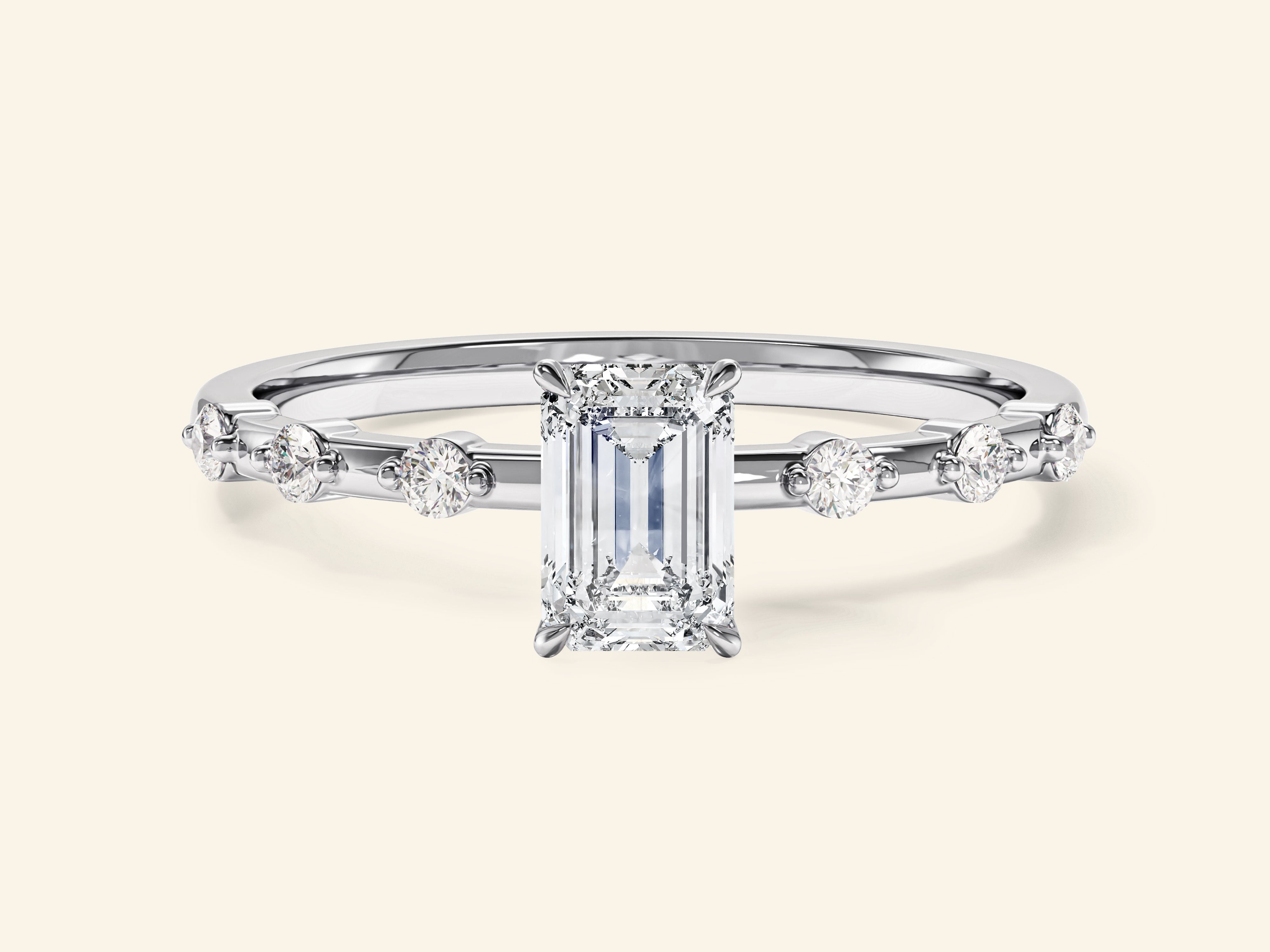 Emerald Cut Promise Ring