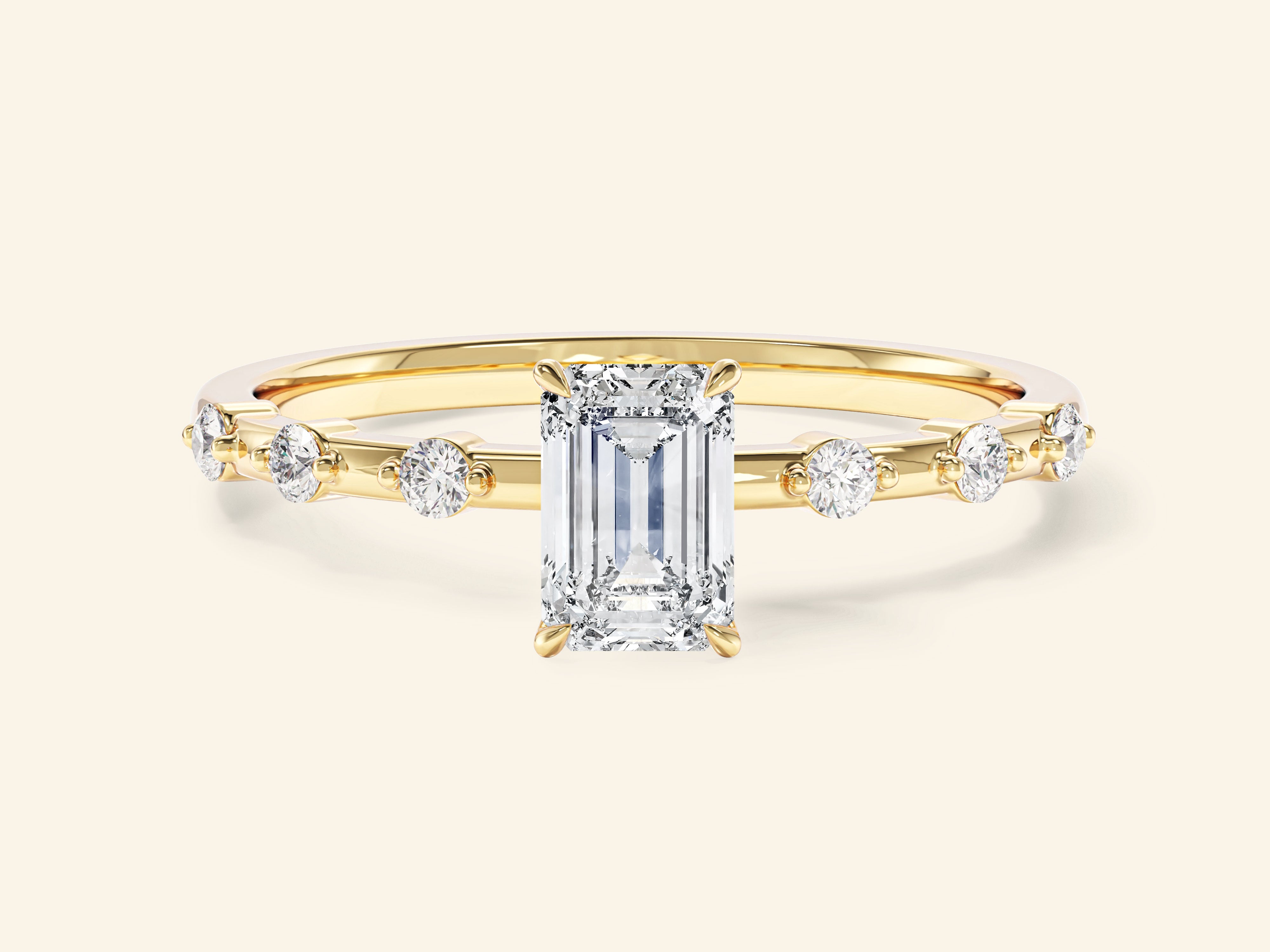 Emerald Cut Promise Ring