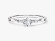 Scattered Sparkle Promise Ring