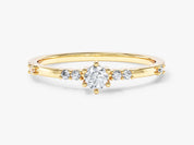 Scattered Sparkle Promise Ring