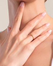 Scattered Sparkle Promise Ring