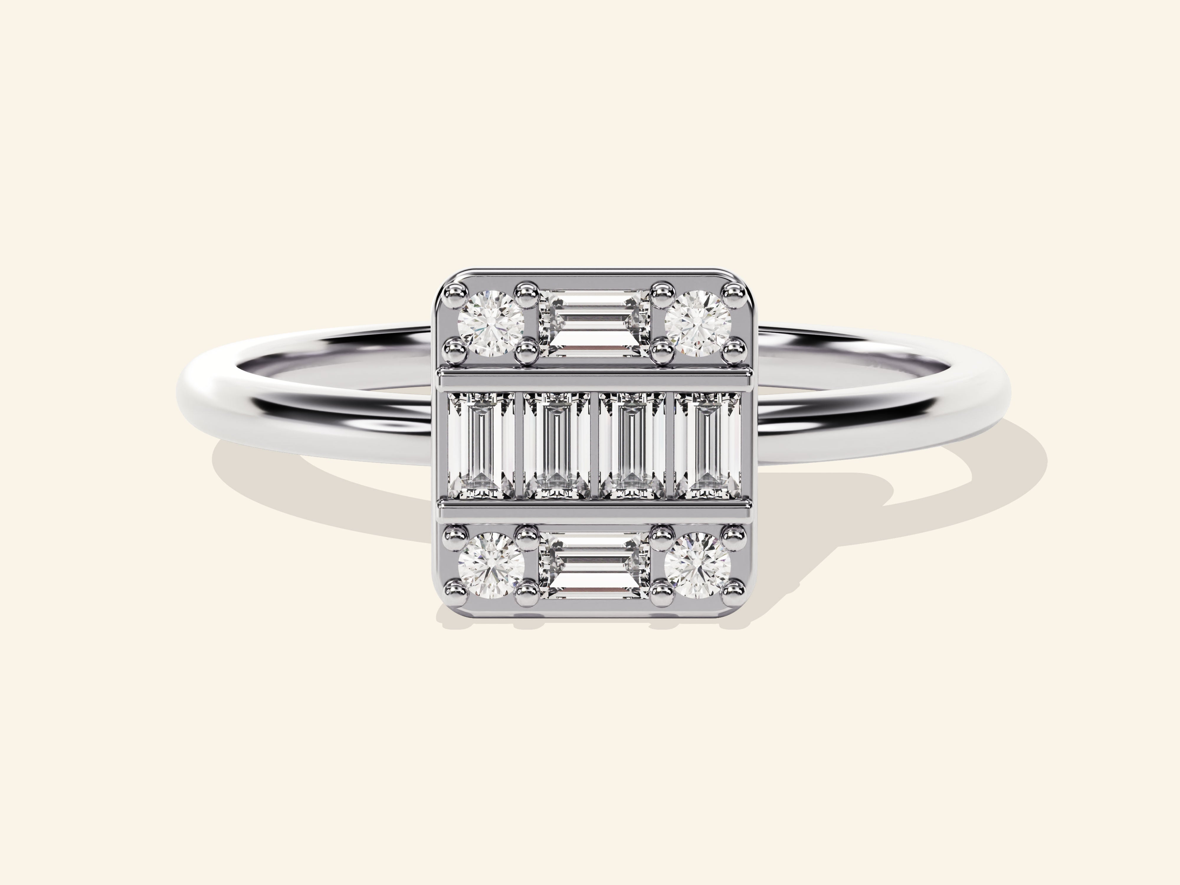 Baguette Promise Ring