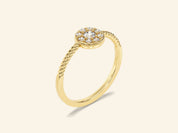 Twisted Bloom Ring