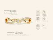 Dual Band Promise Ring