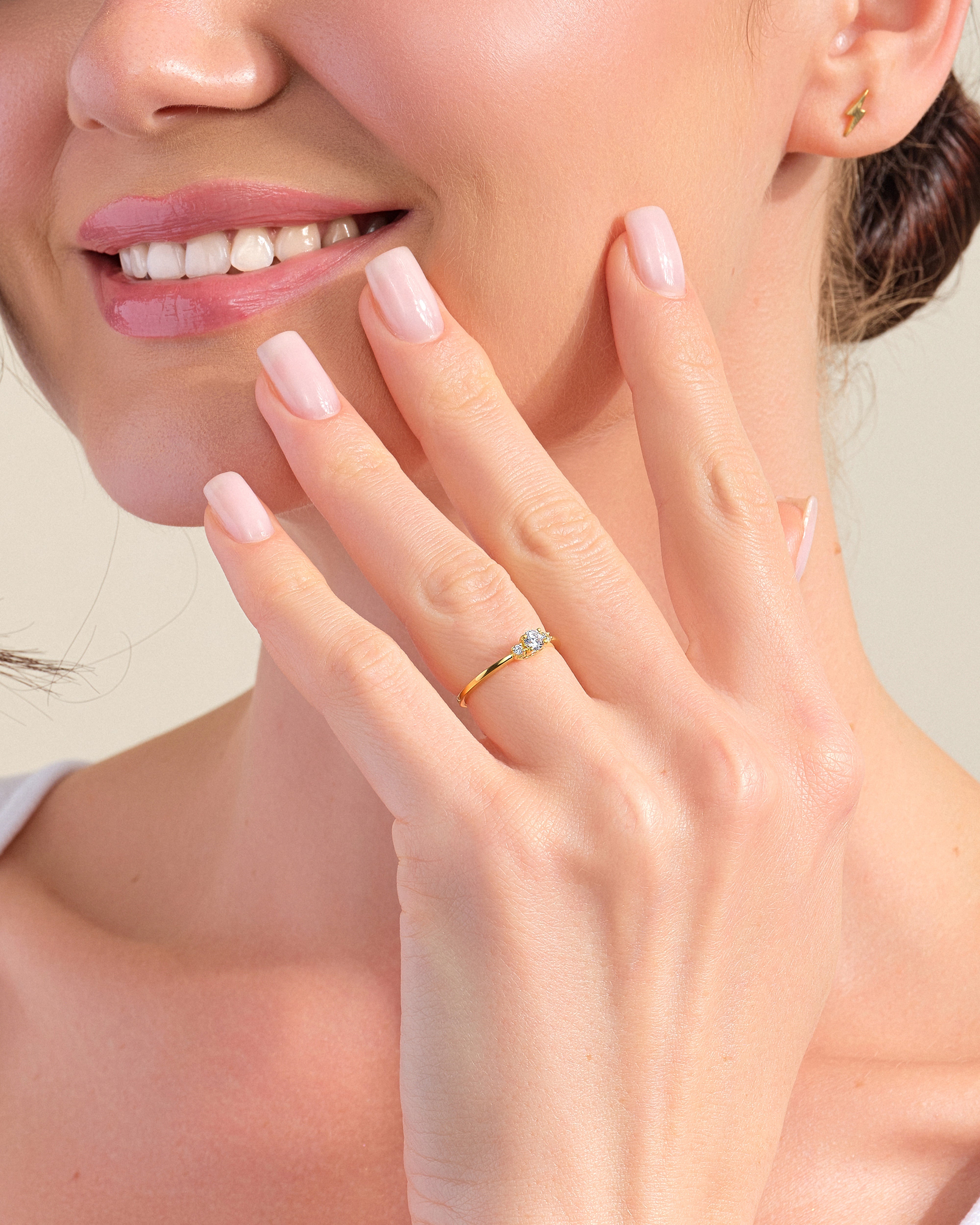 Trio Sparkle Promise Ring