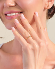 Trio Sparkle Promise Ring