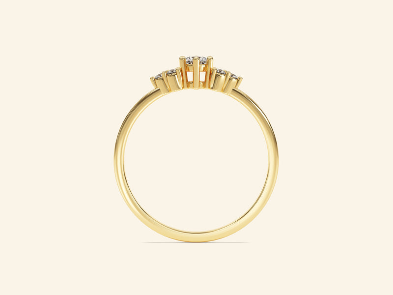 Floral Promise Ring