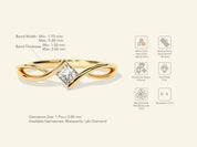 Twist Princess Promise Ring