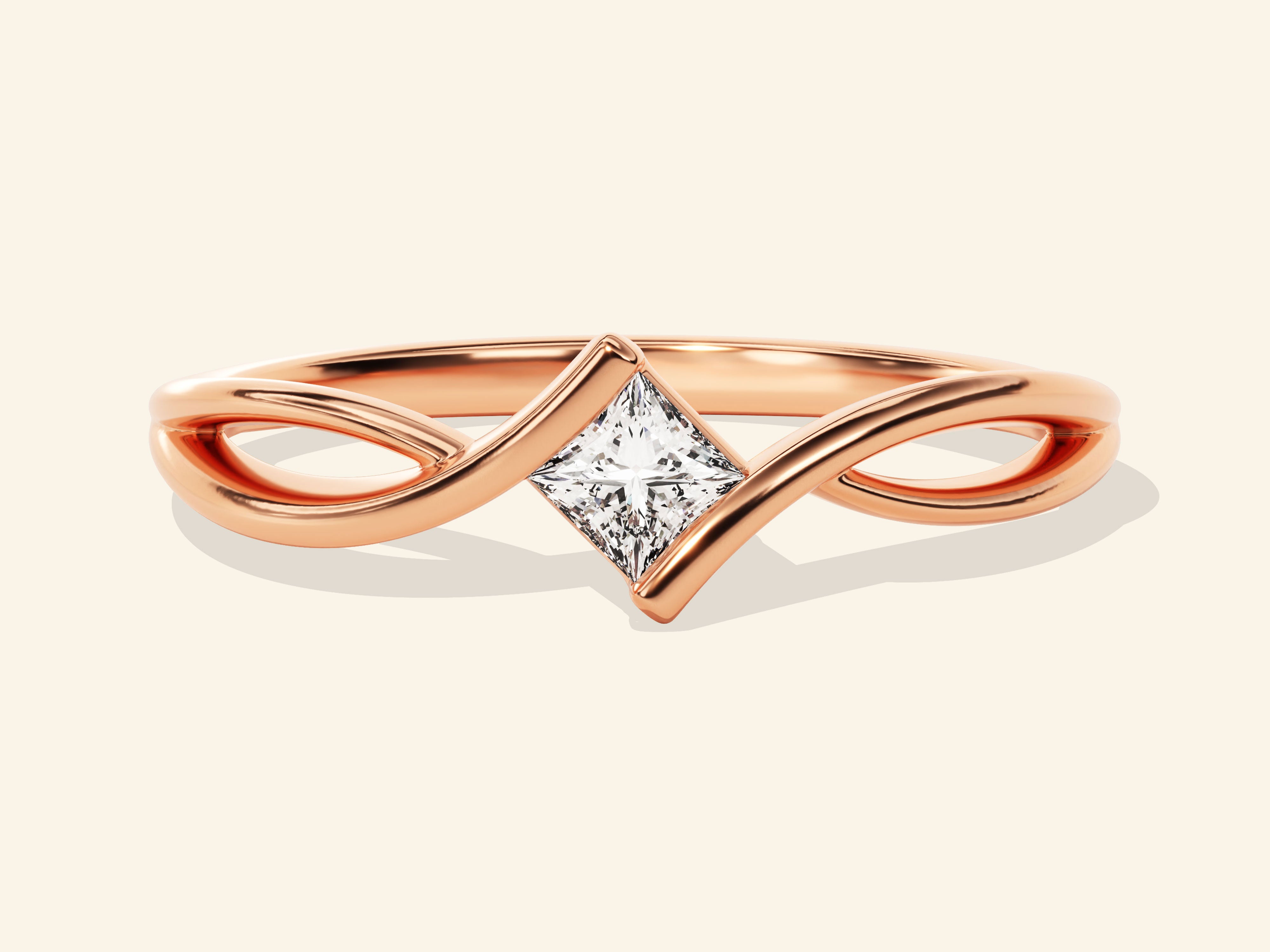 Twist Princess Promise Ring