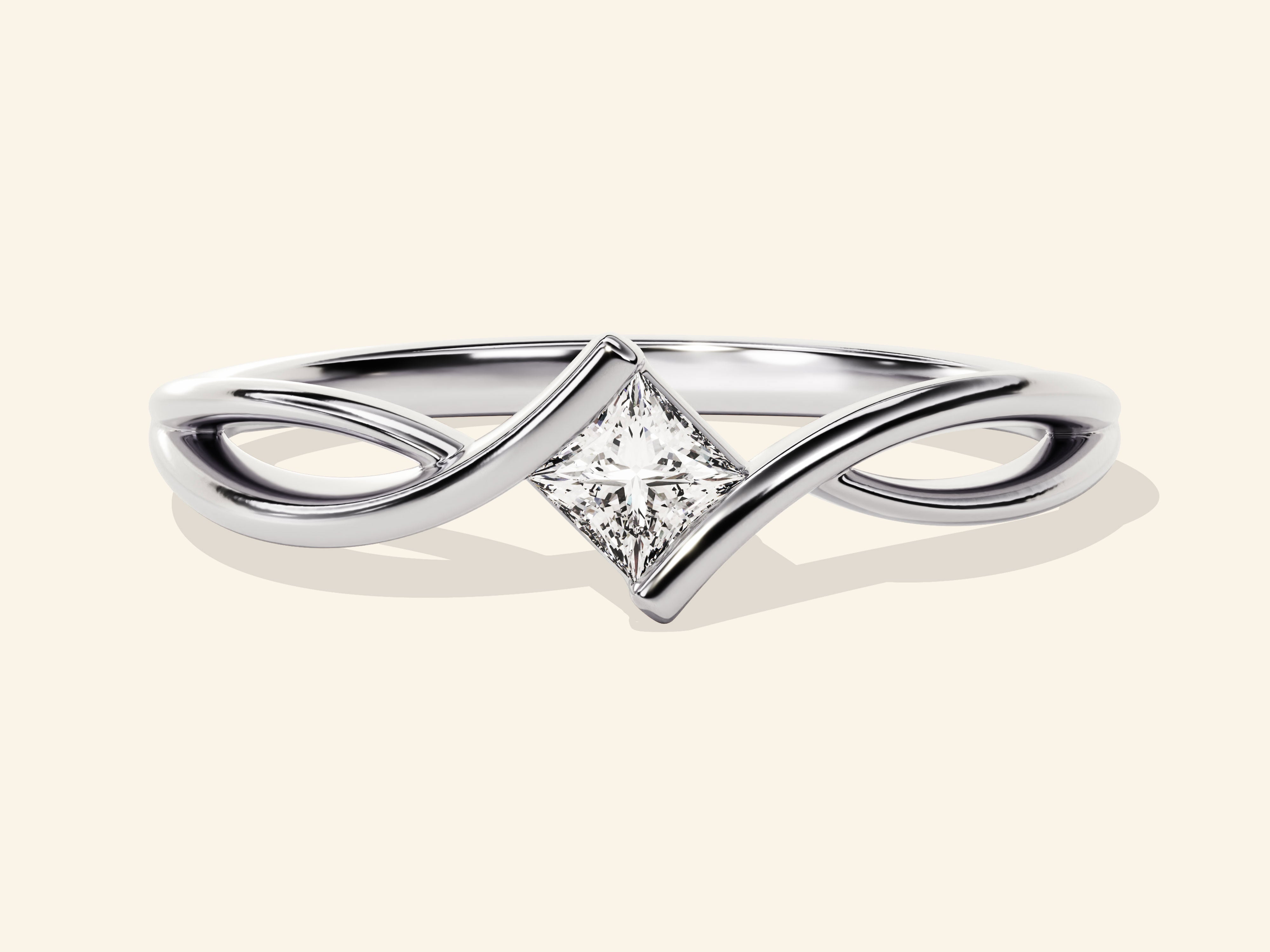 Twist Princess Promise Ring