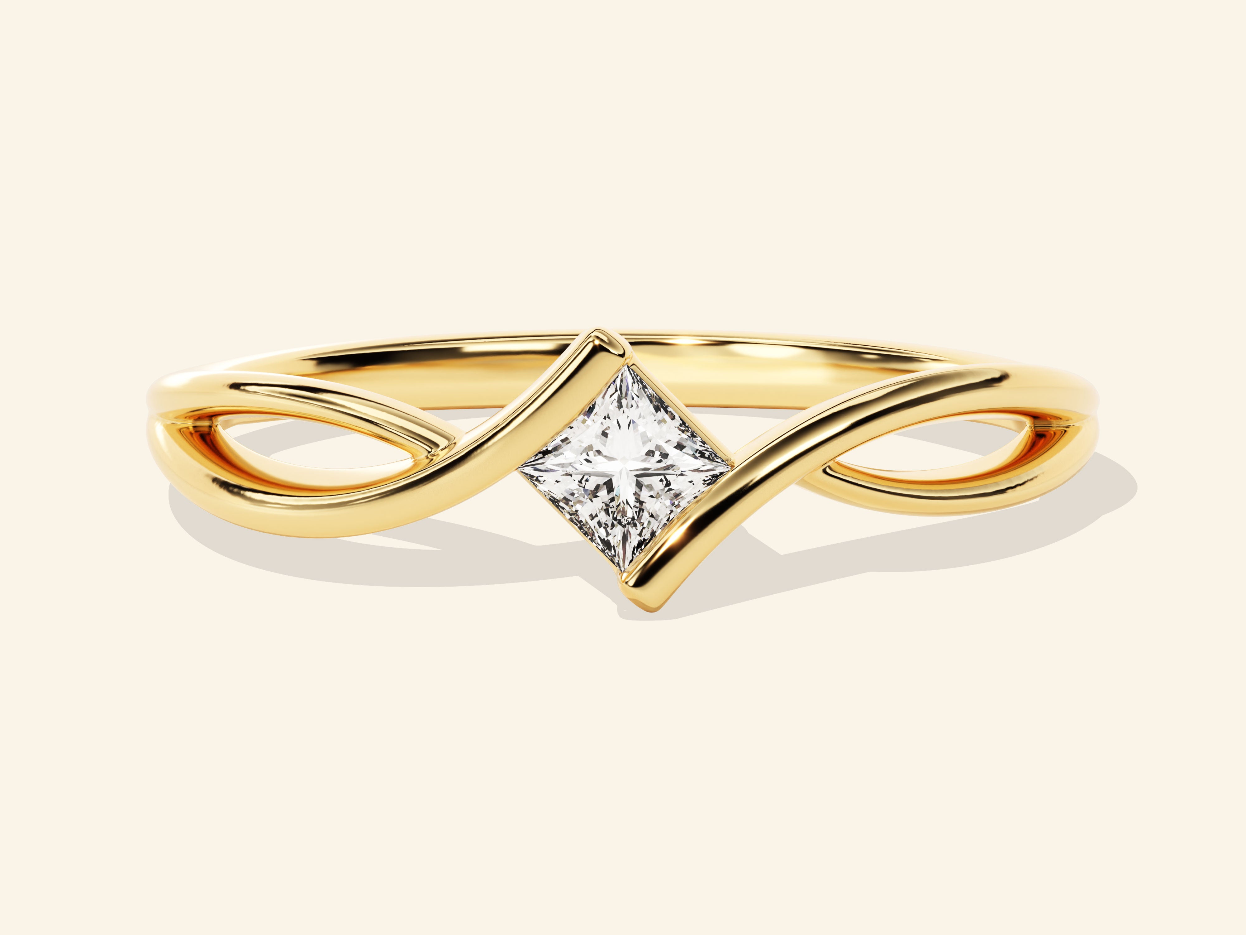 Twist Princess Promise Ring