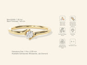 Solitaire Promise Ring