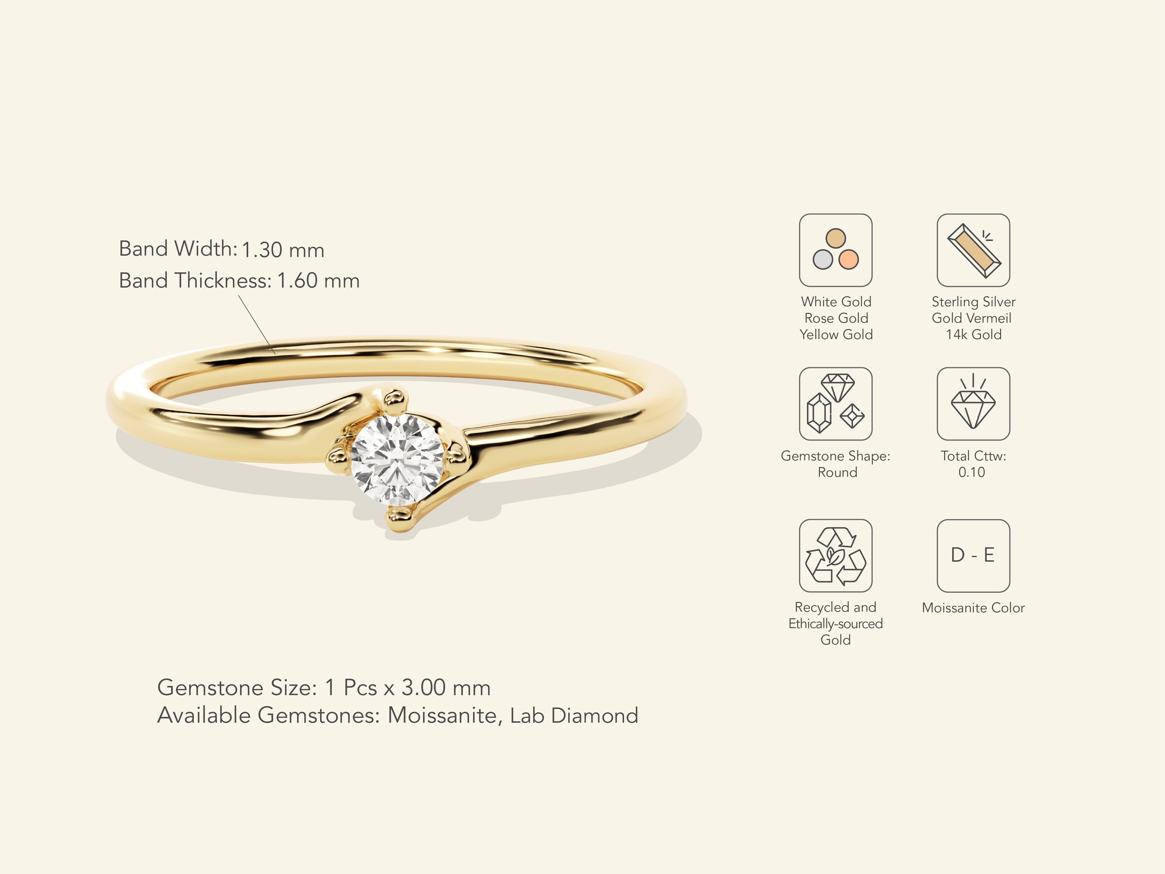 Solitaire Promise Ring