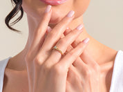 Twisted Milgrain Promise Ring