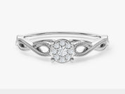 Milgrain Infinity Promise Ring