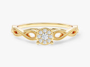 Milgrain Infinity Promise Ring