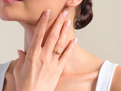 Twisted Milgrain Promise Ring
