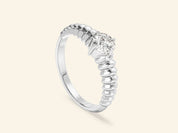 Twisted Solitaire Promise Ring