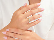 Twisted Solitaire Promise Ring