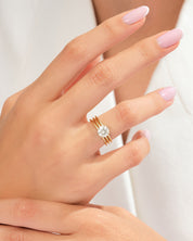 Triple Row Promise Ring