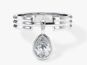 Diamond pendant ring, elegant jewelry, fine craftsmanship