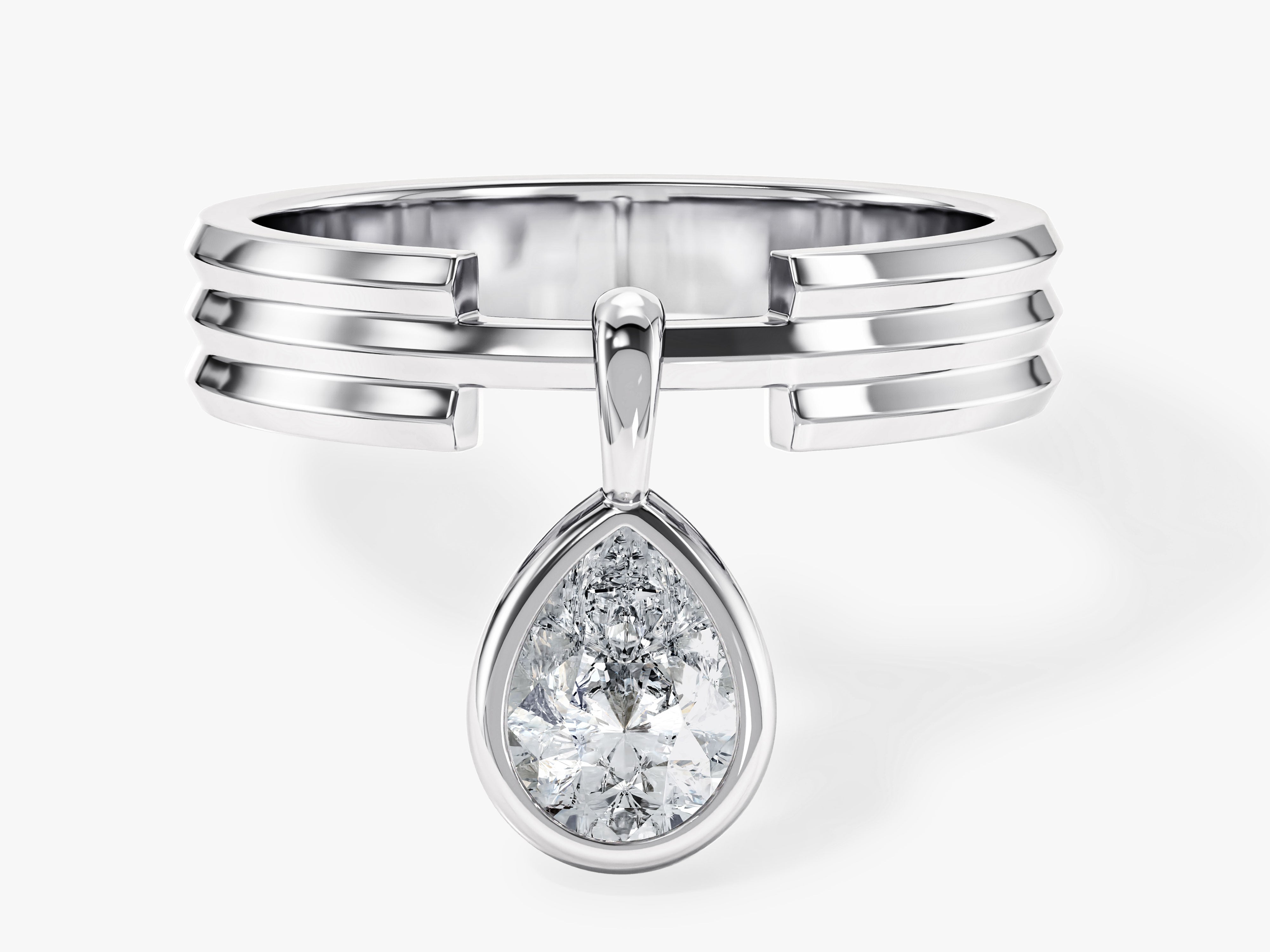 Diamond pendant ring, elegant jewelry, fine craftsmanship