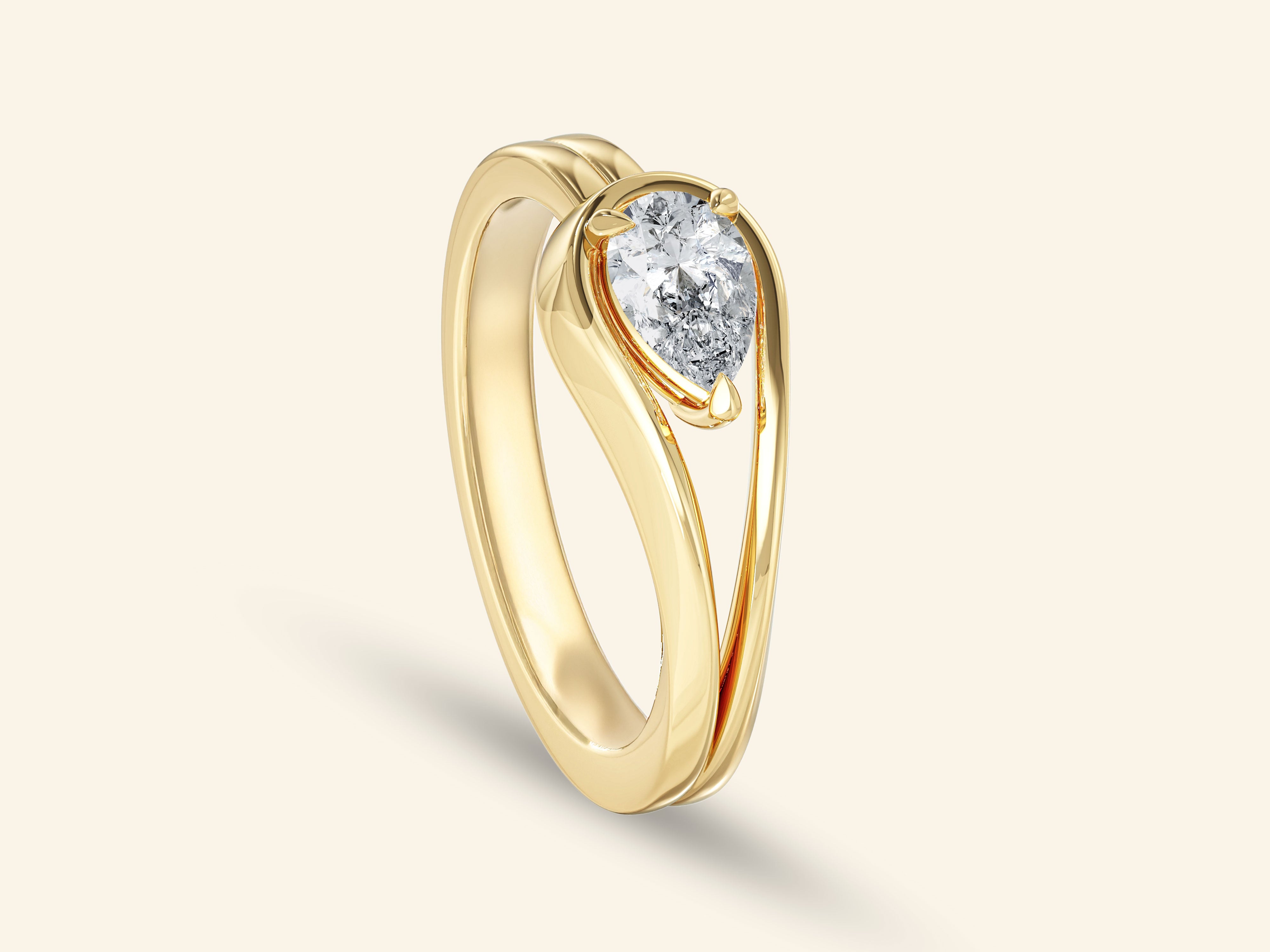 Split Shank Engagement Ring
